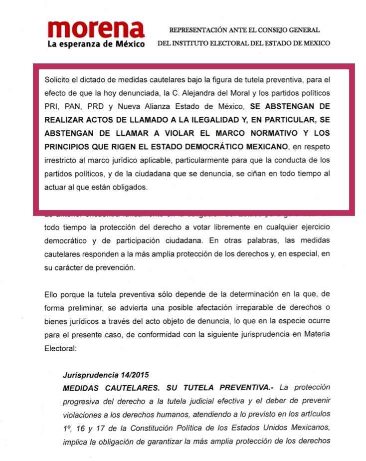 MORENA denuncia 2