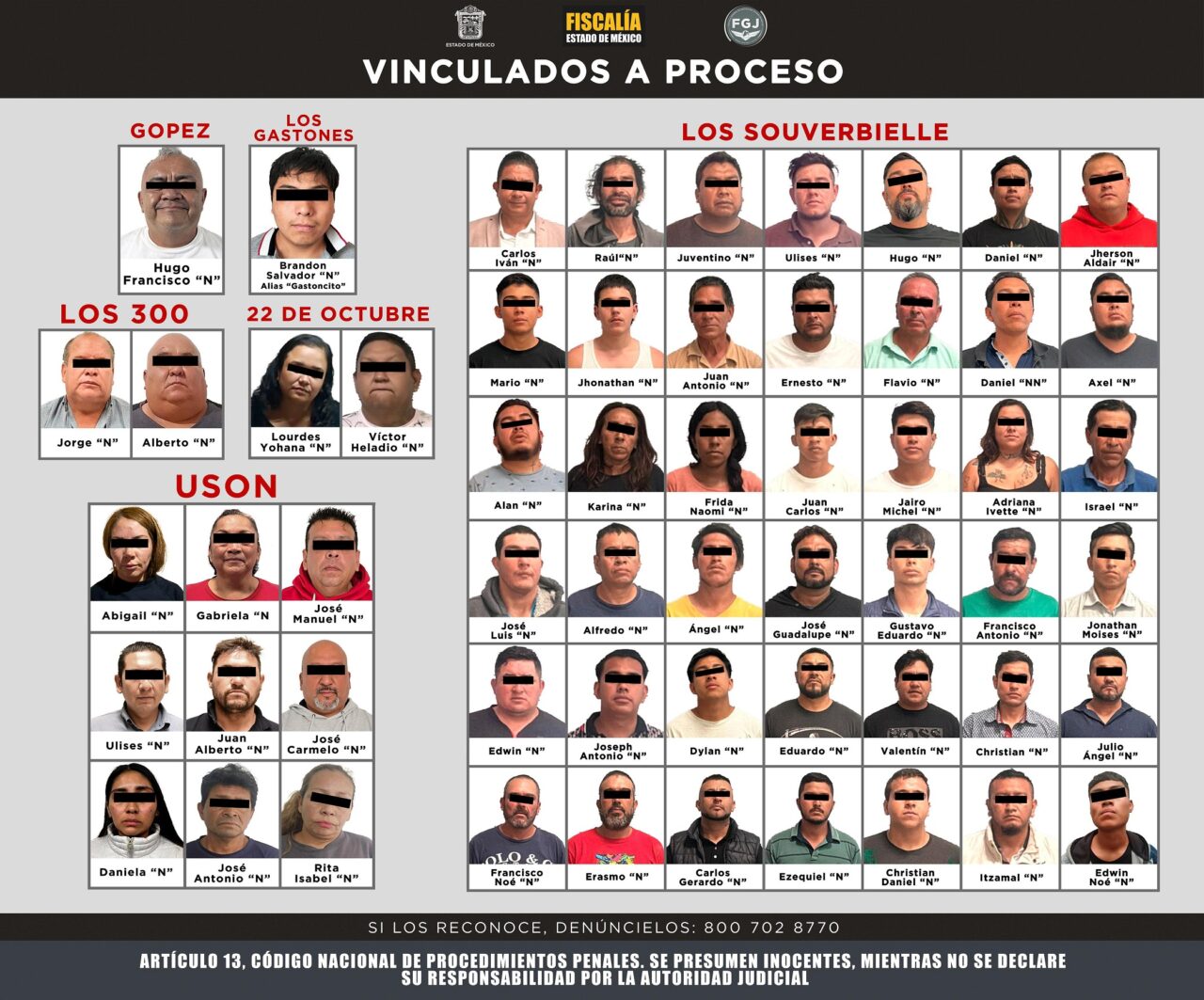 DETENIDOS