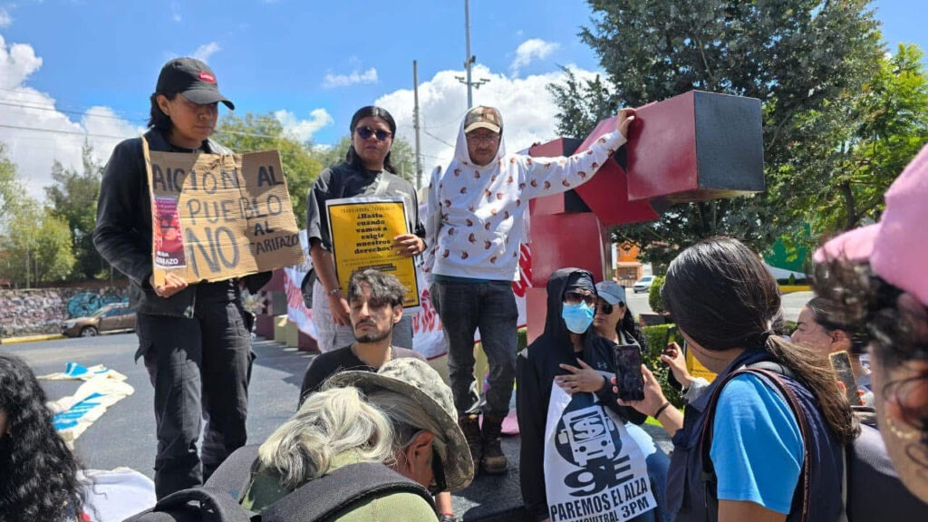 Protestan Estudiantes y Activistas en Toluca: “No al Tarifazo Edomex”