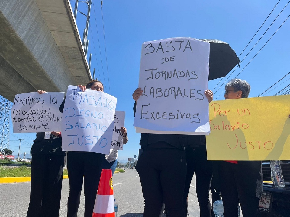 Trabajadores del SAT 1